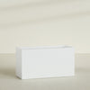 Brisbane Extra Large Long Rectangle Fiberglass Planter - 60 in x 24 in x 32 in - Matte White - Matte White,60 in x 24 in x 32 in