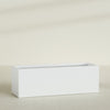 Granada Extra Large Long Rectangle Fiberglass Planter - 72 in x 24 in x 24 in - Matte White - Matte White,72 in x 24 in x 24 in