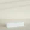 Monaco Rectangle - 32in x 7in x 7 - Matte White - Matte White,32 in x 7 in x 7 in