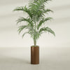 Corry Medium Tall Cylinder Fiberglass Planter - 10 in x 10 in x 20 in - Metallic Bronze - Metallic Bronze,10 in x 10 in x 20 in