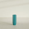 Saint Tropez Large Tall Round Fiberglass Planter - 12 in x 12 in x 32 in - Satin Sea Foam - Satin Sea Foam,12 in x 12 in x 32 in