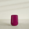 Tall Hayden Medium Round Fiberglass Planter - 15 in x 15 in x 23 in - Gloss Eggplant - Gloss Eggplant,15 in x 15 in x 23 in