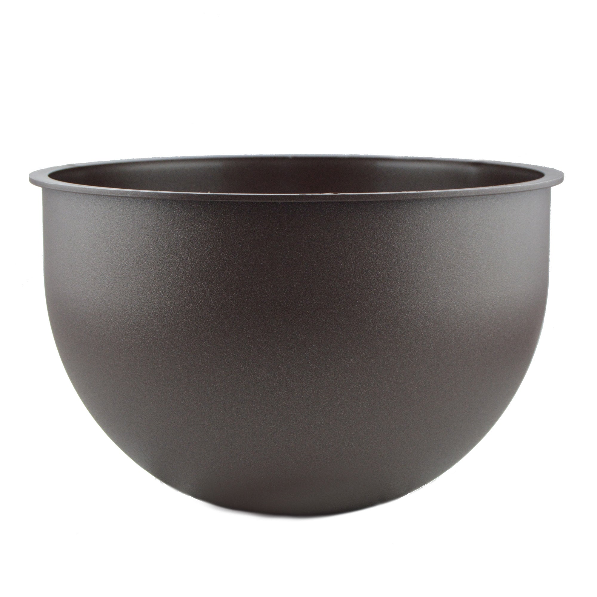 Clymer Small Hanging Bowl Plastic Planter - 12 in x 12 in x 7 in - Espresso Metallic - Espresso Metallic,12 in x 12 in x 7 in