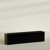 Miami Extra Large Narrow Rectangle Fiberglass Planter - 72 in x 12 in x 18 in - Gloss Black - Gloss Black,72 in x 12 in x 18 in