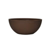 Curbside Flat Bottom Bowl Plastic Planter - 34.5 in x 34.5 in x 13 in - Espresso - Espresso,34.5 in x 34.5 in x 13 in
