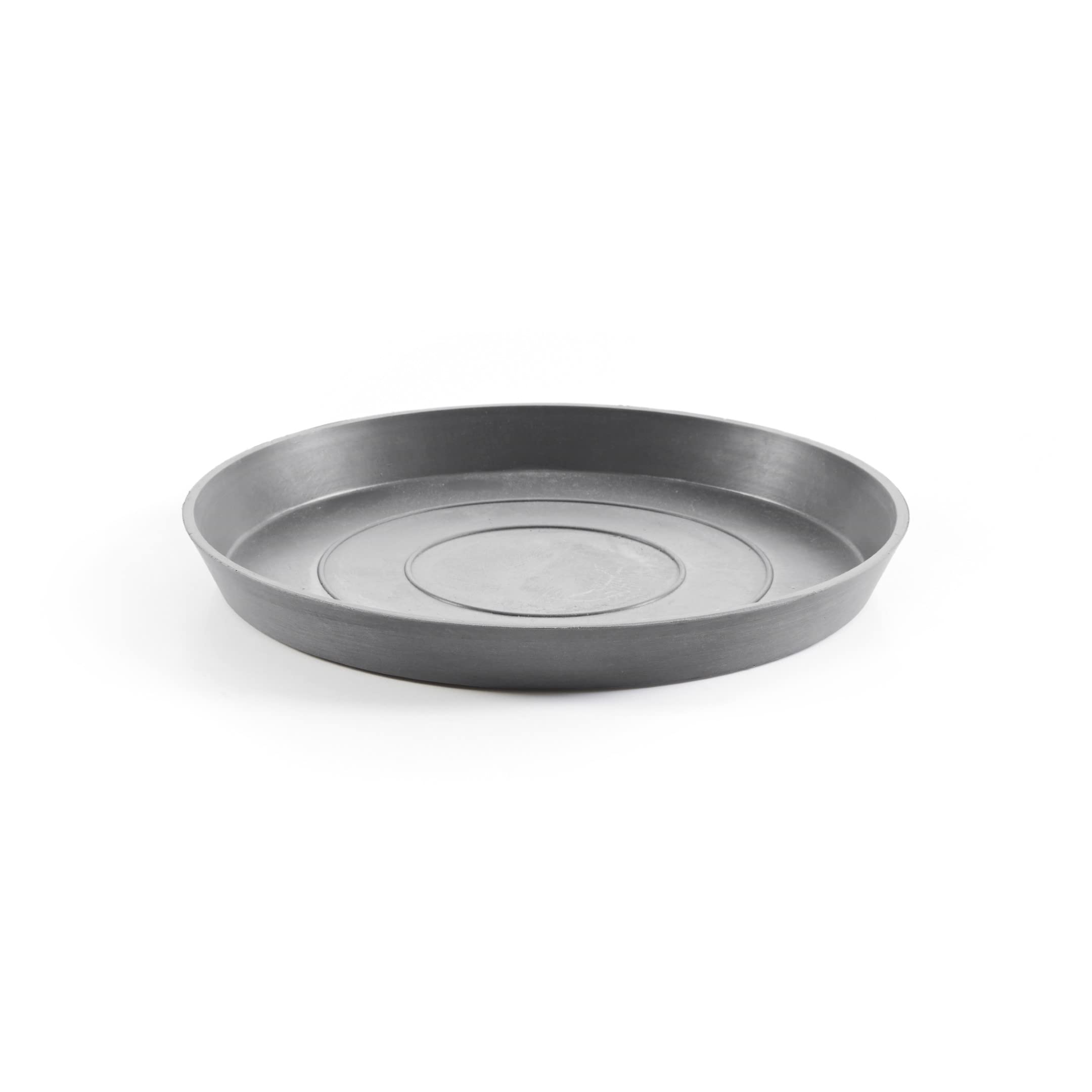 Small Round Saucer - 14.5 in x 14.5 in x 1.5 in - Grey - Grey,14.5 in x 14.5 in x 1.5 in