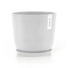 Oslo Small Round Planter - 9.8 in x 9.8 in x 8.5 in - Planter + Saucer - Pure White - Pure White,9.75 in x 9.75 in x 8.5 in,Planter + Saucer