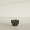 Lima Small Tapered Square Fiberglass Planter - 12 in x 12 in x 12 in - Matte Charcoal - Matte Charcoal,12 in x 12 in x 12 in