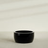 Casablanca Large Round Low Bowl Fiberglass Planter - 36 in x 36 in x 18 in - Gloss Black - Gloss Black,36 in x 36 in x 18 in