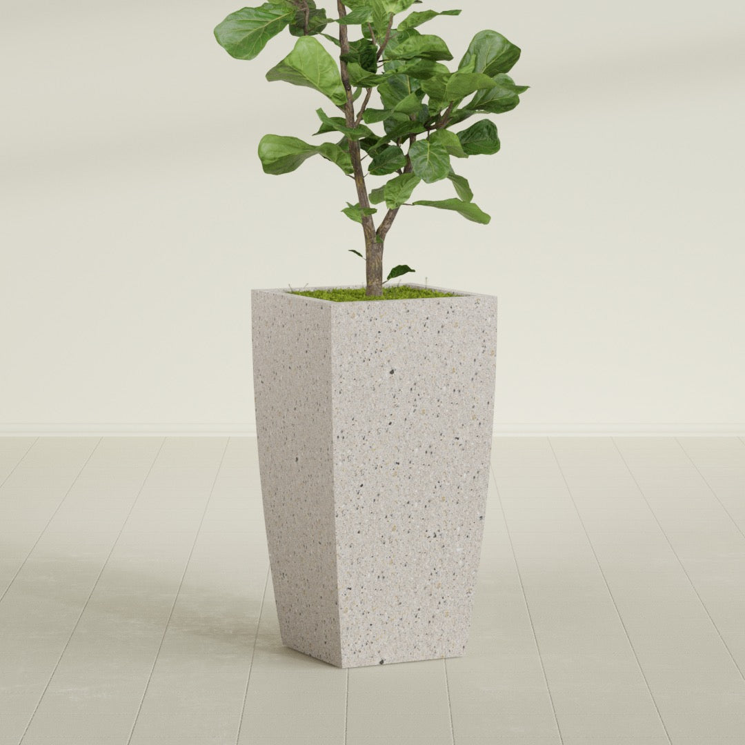 Tapered Column - 18in x 18in x 36in - StoneLight - Pearlstone - StoneLight - Pearlstone,18 in x 18 in x 36 in