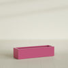 Cuba Large Long Rectangle Fiberglass Planter - 48 in x 14 in x 12 in - Gloss Pink Violet - Gloss Pink Violet,48 in x 14 in x 12 in