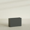 Potsdam Extra Large Long Rectangle Fiberglass Planter - 48 in x 16 in x 32 in - Matte Charcoal - Matte Charcoal,48 in x 16 in x 32 in