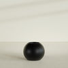 Globe Medium Sphere Fiberglass Planter - 24 in x 24 in x 19 in - Matte Black - Matte Black,24 in x 24 in x 20 in
