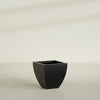 Lima Medium Tapered Square Fiberglass Planter - 20 in x 20 in x 20 in - Matte Black - Matte Black,20 in x 20 in x 20 in
