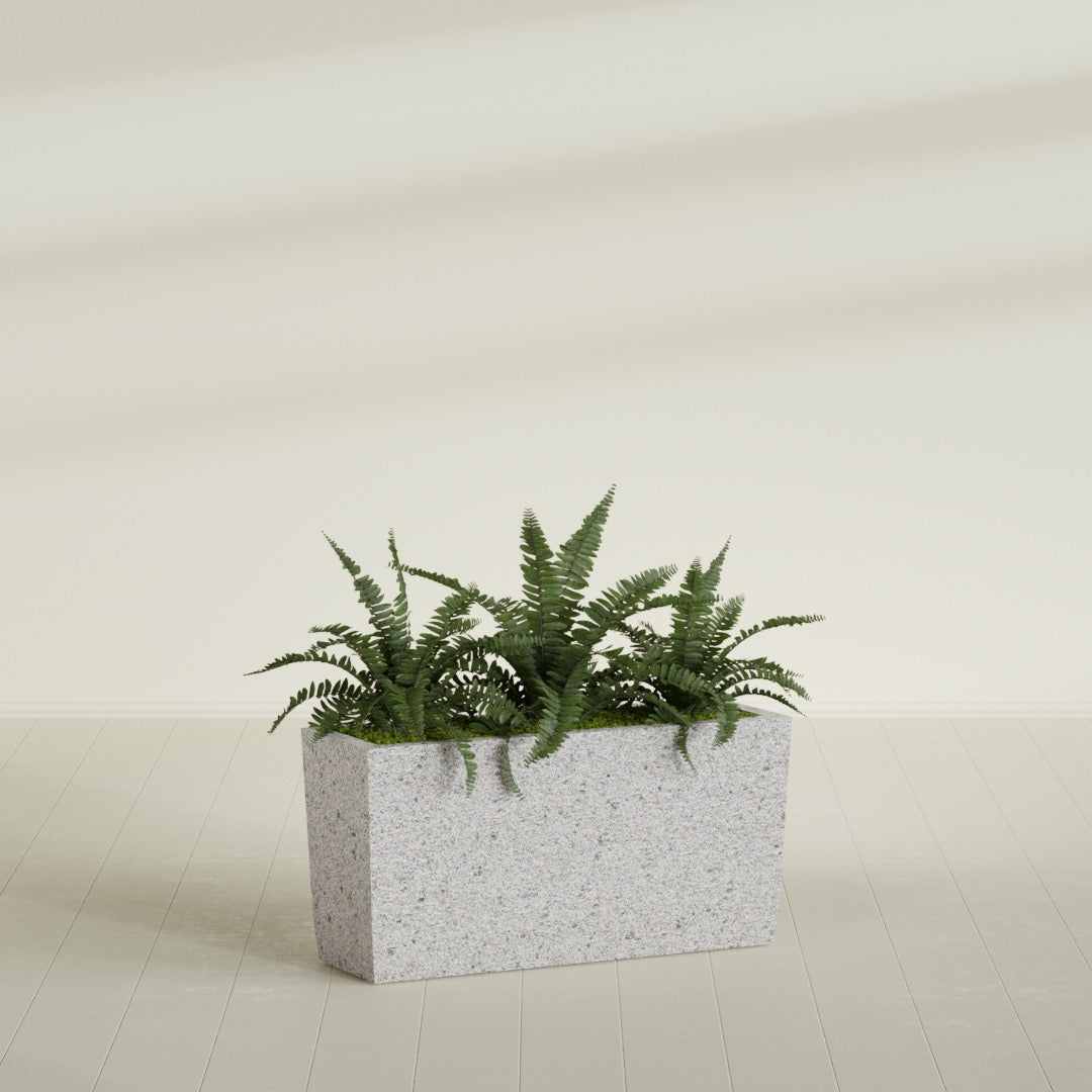 Tapered Rectangle - 36in x 12in x 18in - StoneLight - Greystone - StoneLight - Greystone,36 in x 12 in x 18 in