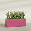 Granada Extra Large Long Rectangle Fiberglass Planter - 60 in x 24 in x 24 in - Gloss Pink Violet - Gloss Pink Violet,60 in x 24 in x 24 in