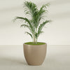 Wannsee Large Round Fiberglass Planter - 39 in x 39 in x 34 in - Metallic Gold - Metallic Gold,39 in x 39 in x 34 in