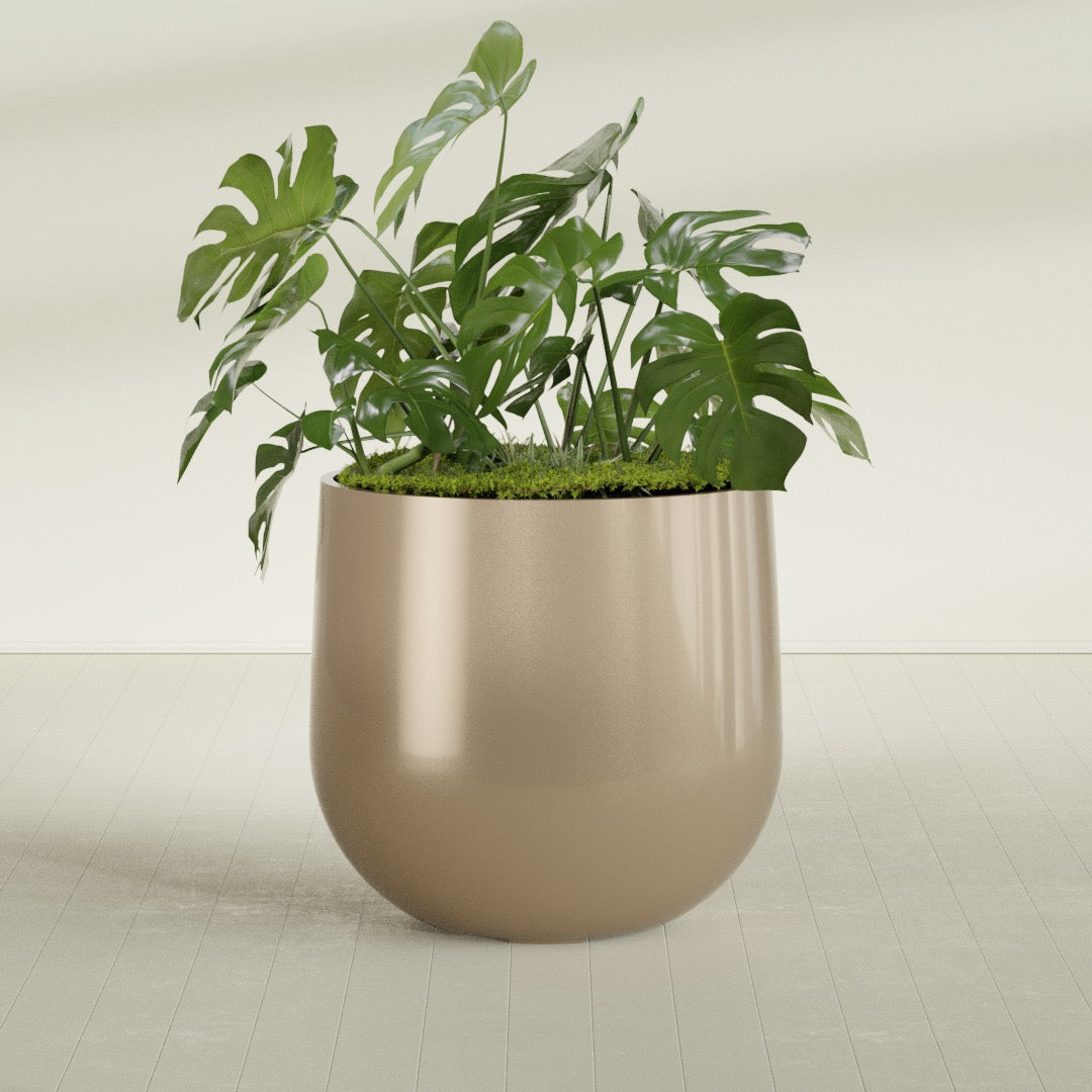 Westfield - 15in diam. x 14in - Metallic Gold - Metallic Gold,38 in diam. x 36 in H