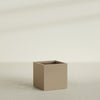 Montroy Large Cube Square Fiberglass Planter - 32 in x 32 in x 32 in - Metallic Gold - Metallic Gold,32 in x 32 in x 32 in