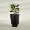 Brannan Large Round Fiberglass Planter - 30 in x 30 in x 41 in - Matte Black - Matte Black,30 in x 30 in x 41 in