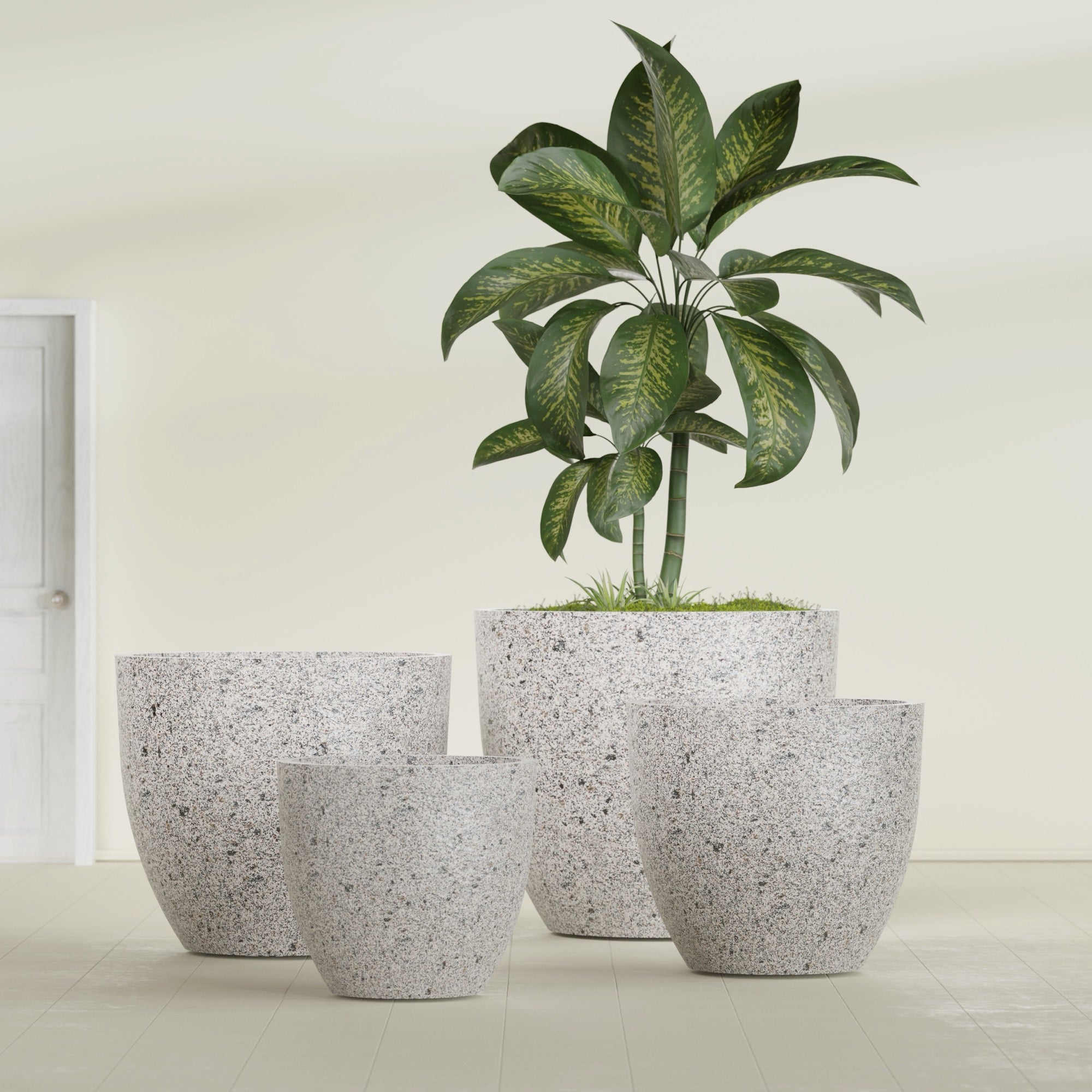 Tapered Round - 33in diam. x 29in - StoneLight - Greystone - StoneLight - Greystone,33 in x 33 in x 29 in