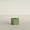 Montroy Small Cube Square Fiberglass Planter - 16 in x 16 in x 16 in - Satin Green - Satin Green,16 in x 16 in x 16 in