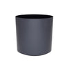 Cylinder Medium Round Plastic Planter - 20 in x 20 in x 18 in - Charcoal - Charcoal,20 in x 20 in x 18 in