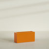 Hollywood Large Narrow Rectangle Fiberglass Planter - 36 in x 12 in x 24 in - Gloss Tangerine - Gloss Tangerine,36 in x 12 in x 24 in