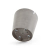 Amsterdam Medium Round Planter with Wheels - 23.5 in x 23.5 in x 22 in - Taupe - Taupe,23.5 in x 23.5 in x 22 in