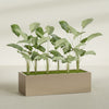 Torino Extra Large Wide Rectangle Fiberglass Planter - 60 in x 24 in x 18 in - Metallic Gold - Metallic Gold,60 in x 24 in x 18 in