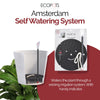 Indoor Self-Watering System 11.8 in x 11.8 in x 1 in - Compatible with 12" Amsterdam - Black,11.8 in x 11.8 in x 1 in