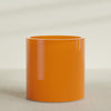 Rio Grande Large Round Fiberglass Planter - 30 in x 30 in x 32 in - Gloss Tangerine - Gloss Tangerine,30 in x 30 in x 32 in