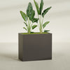 Darwin Extra Large Rectangle Fiberglass Planter - 48 in x 24 in x 42 in - Matte Brown - Matte Brown,48 in x 24 in x 42 in