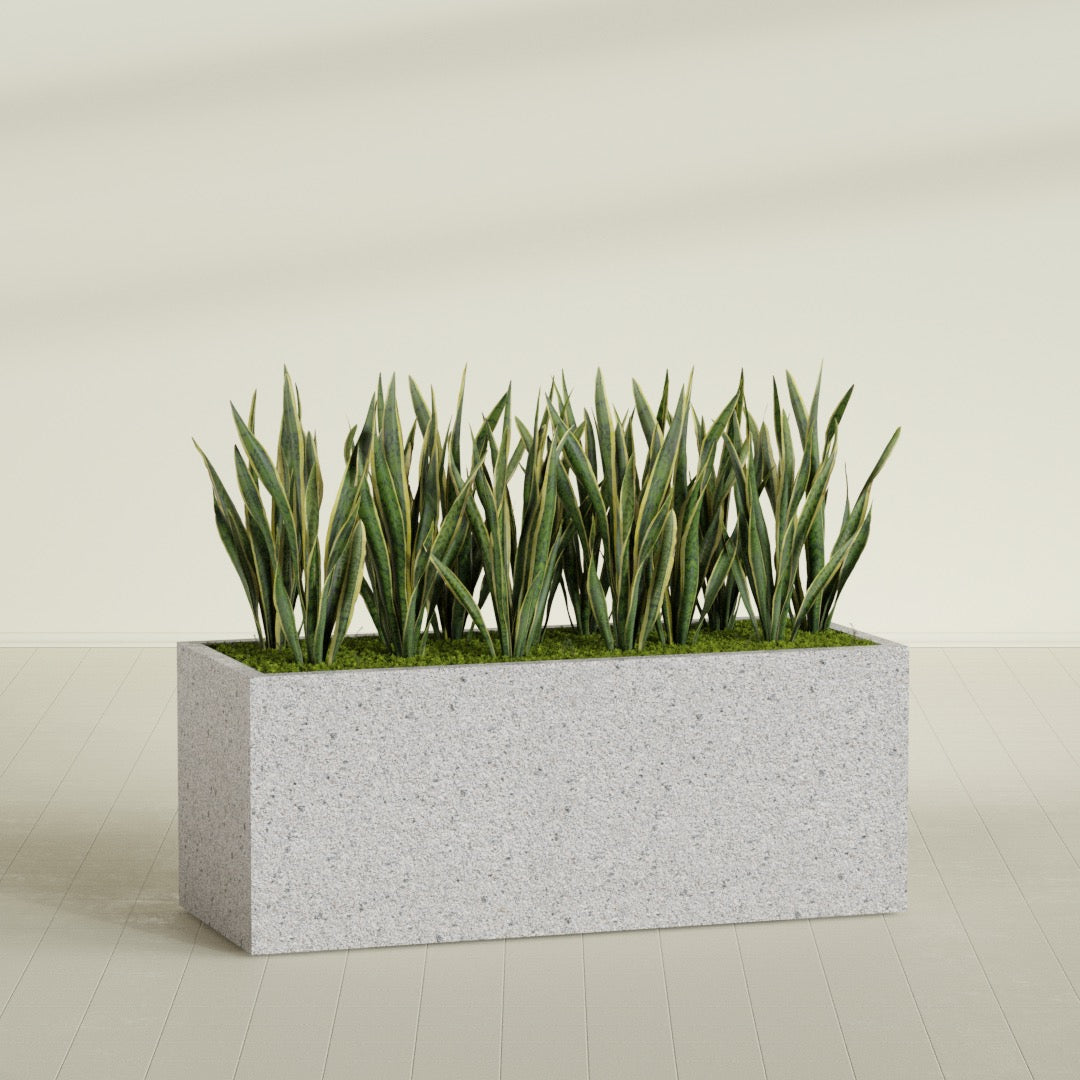 24"-Wide Rectangle - 60in x 24in x 24in - StoneLight - Greystone - StoneLight - Greystone,60 in x 24 in x 24 in