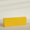 Hollywood Extra Large Narrow Rectangle Fiberglass Planter - 72 in x 12 in x 24 in - Gloss Saffron - Gloss Saffron,72 in x 12 in x 24 in