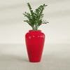 Bara Jar Large Round Fiberglass Planter - 20 in x 20 in x 31 in - Gloss Red - Gloss Red,20 in x 20 in x 32 in