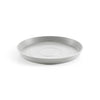 Small Round Saucer - 17.5 in x 17.5 in x 1.5 in - White Grey - White Grey,17.5 in x 17.5 in x 1.5 in