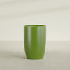Lisbon Large Round Fiberglass Planter - 24 in x 24 in x 36 in - Satin Green - Satin Green,24 in x 24 in x 36 in