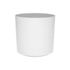 Cylinder Medium Round Plastic Planter - 20 in x 20 in x 18 in - Matte White - Matte White,20 in x 20 in x 18 in