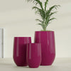 Westfield - 15in diam. x 24in - Gloss Eggplant - Gloss Eggplant,15 in diam. x 24 in H