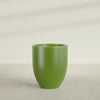 Valencia Large Round Fiberglass Planter - 27 in x 27 in x 31 in - Satin Green - Satin Green,27 in x 27 in x 31 in