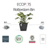 Rotterdam Small Square Planter - 19.75 in x 19.75 in x 17.25 in - Taupe - Taupe,19.75 in x 19.75 in x 17.25 in,Planter Only