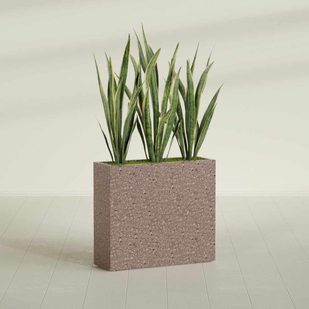 12"-Wide Rectangle - 36in x 12in x 32in - StoneLight - Sunstone - StoneLight - Sunstone,36 in x 12 in x 32 in