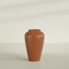 Bara Jar Large Round Fiberglass Planter - 20 in x 20 in x 31 in - Matte Terracotta - Matte Terracotta,20 in x 20 in x 32 in