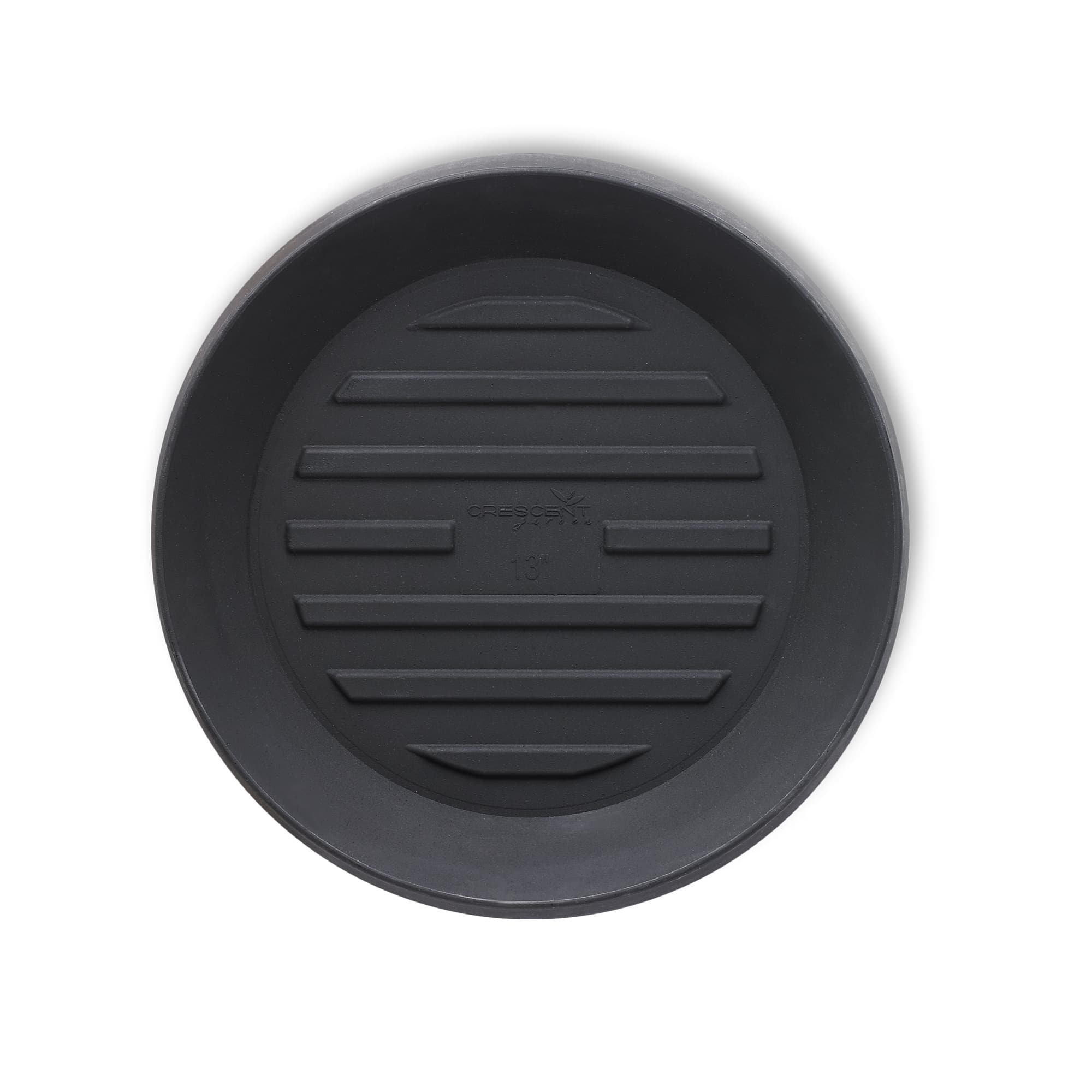 Round Saucer - 20in - Caviar Black - Caviar Black,20in