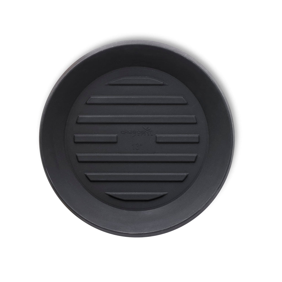 Round Universal Saucer - 15in OD, 11in ID - Caviar Black - Caviar Black,15" Ext. (11" Int.)