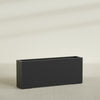 Hollywood Extra Large Narrow Rectangle Fiberglass Planter - 60 in x 12 in x 24 in - Matte Black - Matte Black,60 in x 12 in x 24 in
