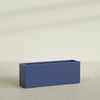 Miami Extra Large Narrow Rectangle Fiberglass Planter - 48 in x 12 in x 18 in - Matte Cobalt Blue - Matte Cobalt Blue,48 in x 12 in x 18 in