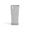 Rotterdam Medium Tall Square Planter - 12.6 in x 12.6 in x 27.5 in - Planter + Saucer - White Grey - White Grey,12.5 in x 12.5 in x 27.5 in,Planter + Saucer