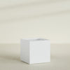 Montroy Large Cube Square Fiberglass Planter - 40 in x 40 in x 40 in - Gloss White - Gloss White,40 in x 40 in x 40 in